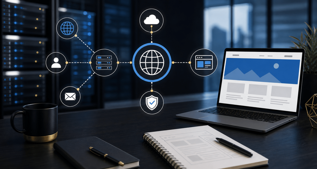 DNS Records Explained for Small Business Website Owners featured image for Apex Business Marketing