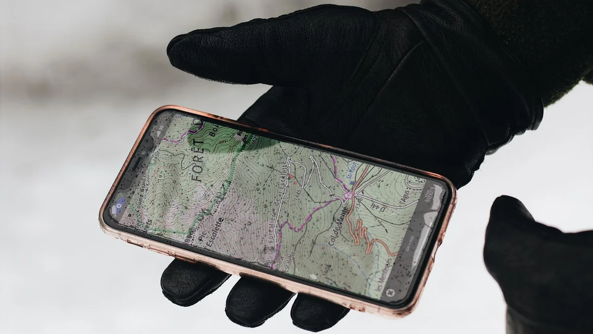 Smartphone on Person's Hand