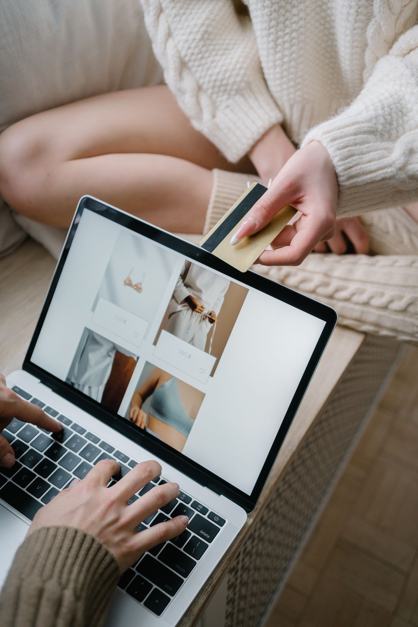 Two People purchasing Goods Online