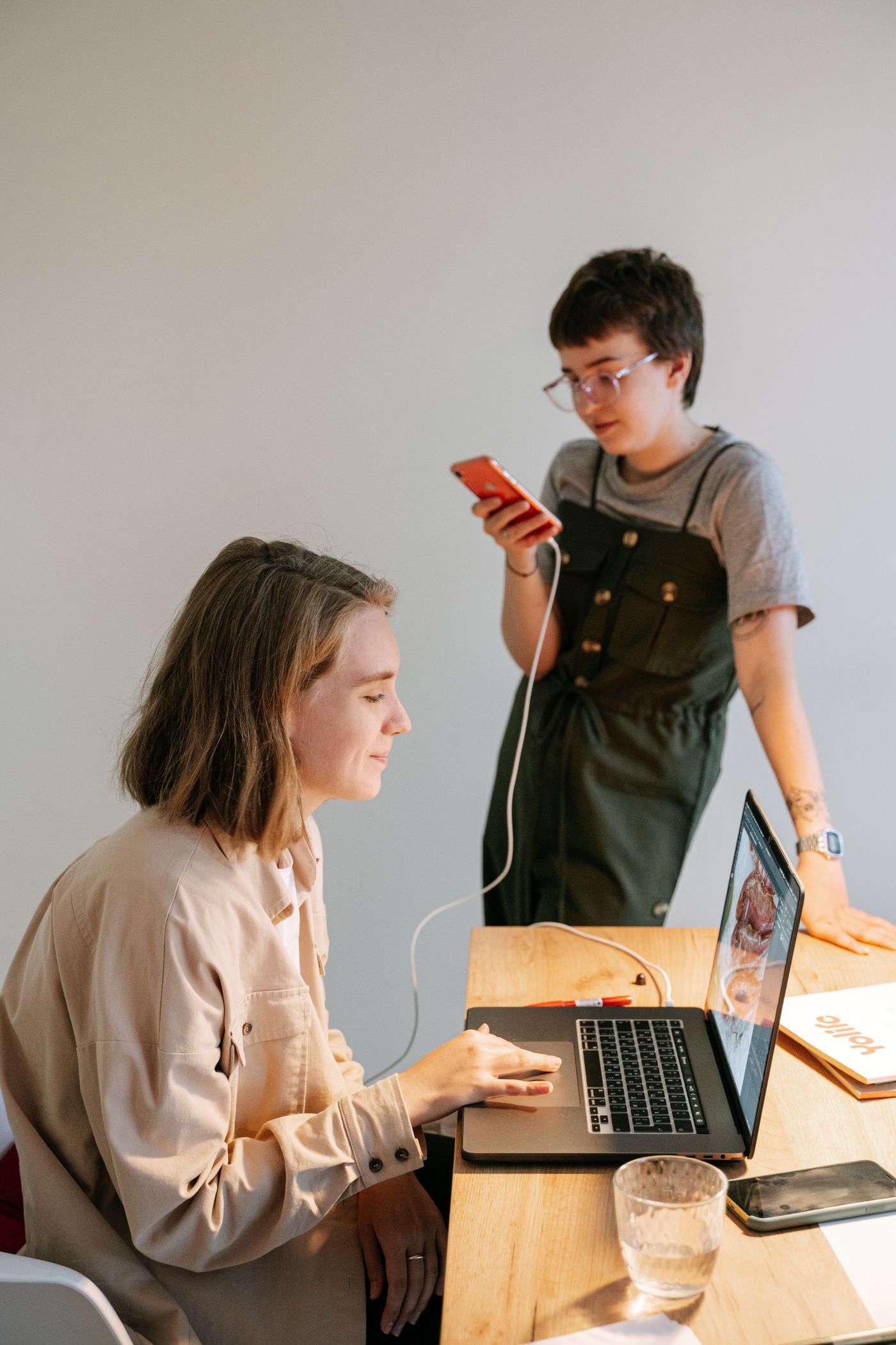 Young Professional using a Laptop