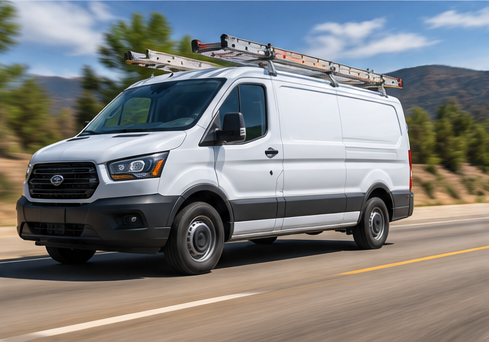Illustrative home service van