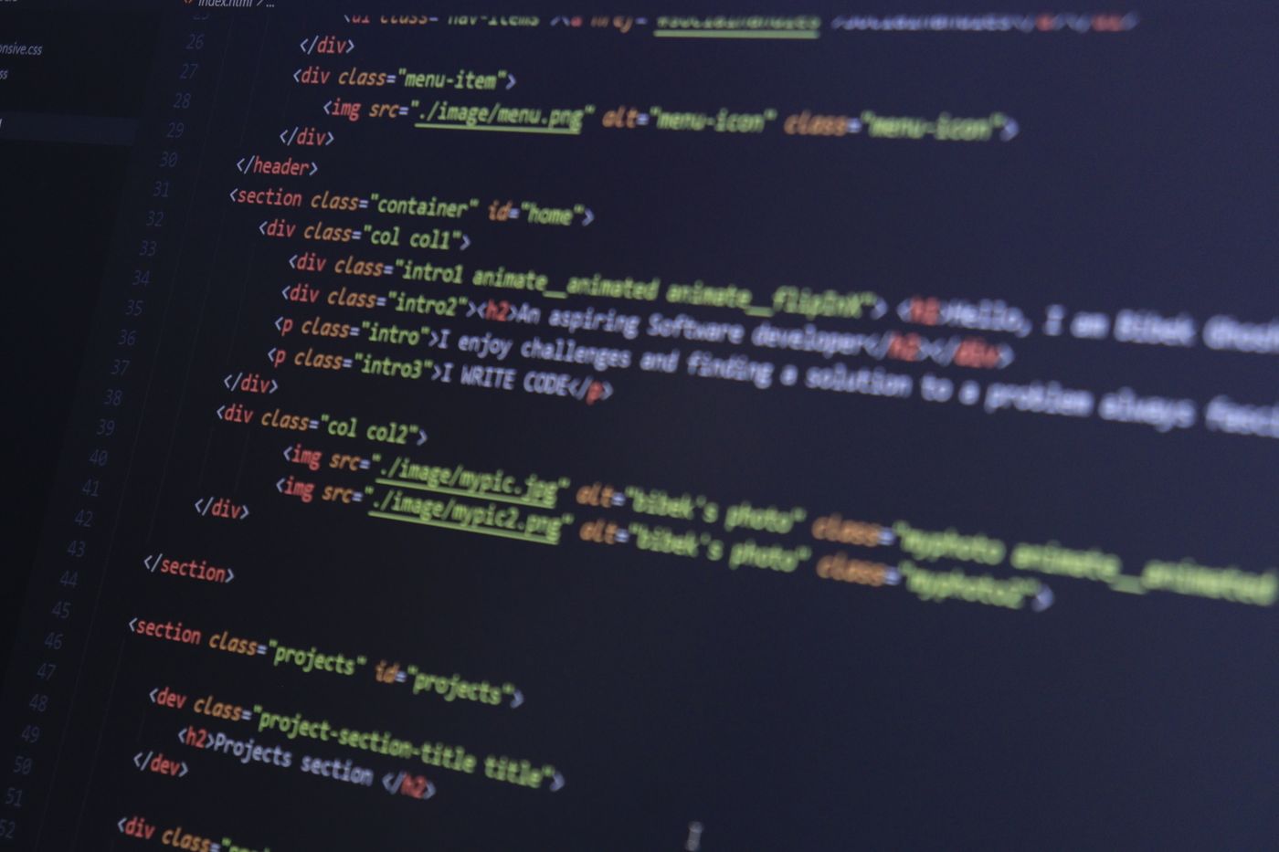 Programming Data on a Computer